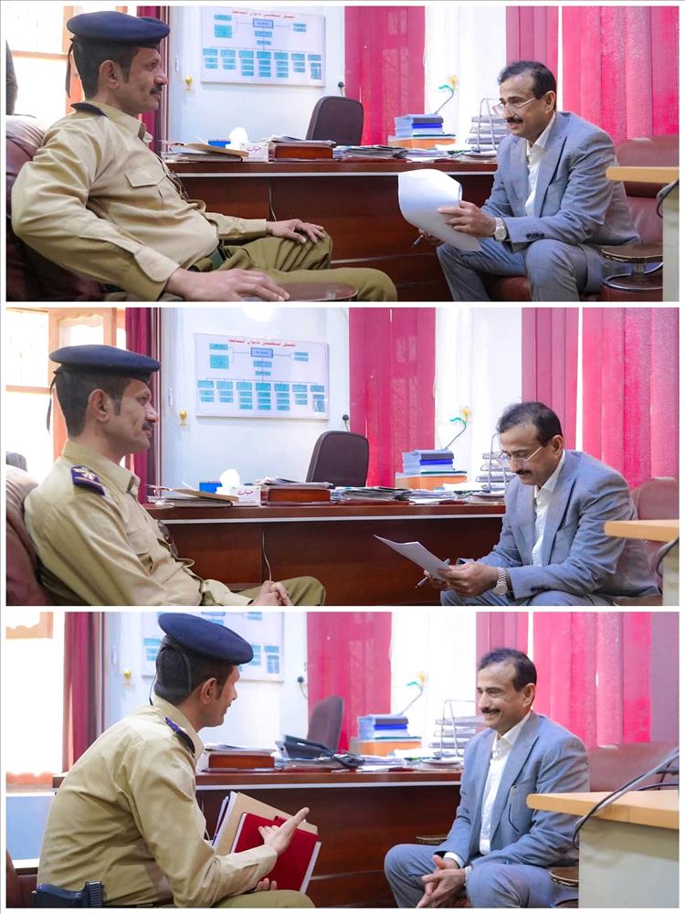 محافظ شبوة يؤكد على ضرورة الارتقاء بخدمات مصلحة الأحوال المدنية