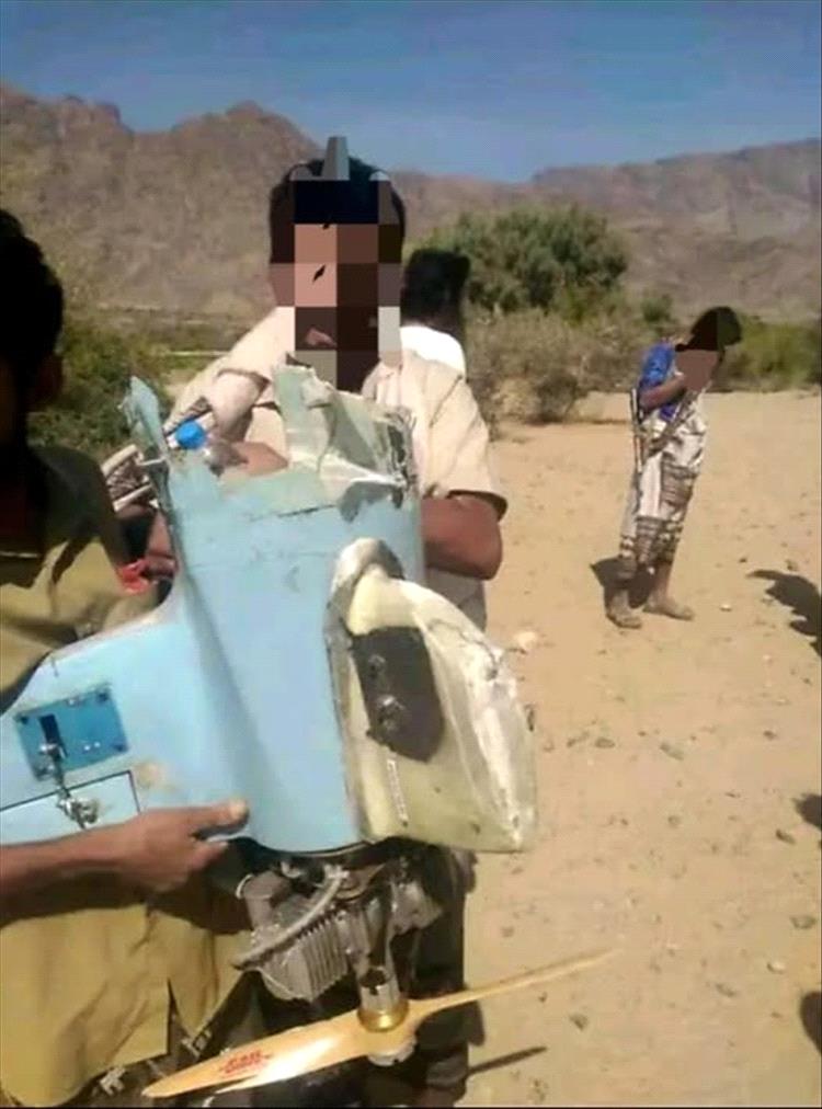 إسقاط طائرة مسيرة إيرانية الصنع في أجواء مديرية بيحان