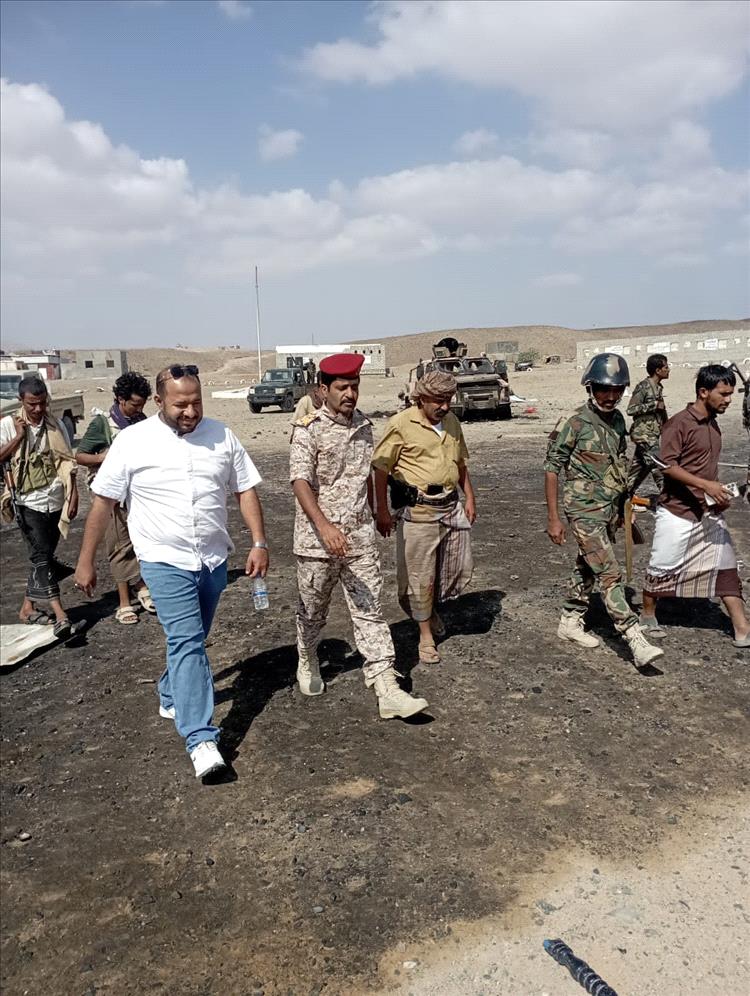 قائد لواء بارشيد يتفقد المواقع العسكرية التابعة للواء