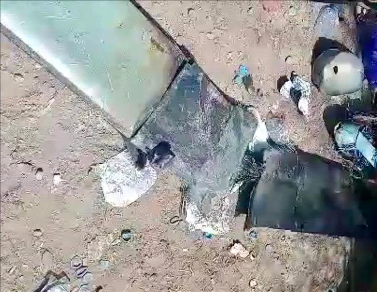 قوات العمالقة الجنوبية تسقط طائرة مسيرة حوثية في شبوة