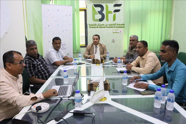 اللجنة التوجيهية لمشروع مجتمعات متجددة بوادي حضرموت تعقد اجتماعها الدوري