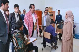 تدشين الاختبارات الفصلية لطلاب المعهد التقني الصناعي والمعهد المهني الصناعي بمأرب