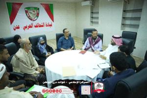 لقاء تنسيقي بعدن لبحث دعم الفئات الأشد احتياجاً وتعزيز التدخلات الإنسانية
