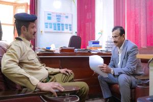 بن الوزير يتفقد الأحوال المدنية ويوجه بتطوير الخدمات المقدمة للمواطنين