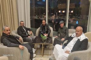 اللواء بن بريك يلتقي بشخصيات اجتماعية وقبلية جنوبية في الرياض