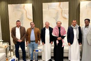 الفريق ناصر منصور هادي يستقبل قيادات السلطة القضائية في لقاء أخوي بالرياض