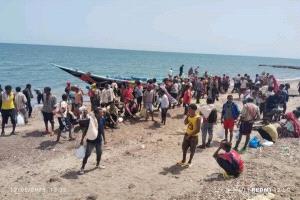 وصول 90 مهاجراً إثيوبياً إلى شبوة عبر قارب تهريب