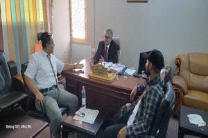 مؤسسة شباب عدن الواعد تلتقي عمادة كلية الآداب – جامعة عدن