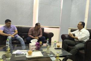 الشعبي يناقش مع ممثلي اليونبس مشروع تقييم الأضرار واحتياجات القطاع الصحي بعدن