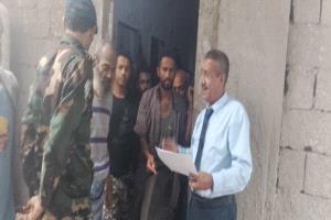 القاضي علي الحريري يقود زيارة تفتيشية مفاجئة لسجن الأمن الوطني بلحج