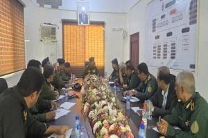 اللواء عاطف يترأس اجتماعًا لتدشين عام 2026م ومناقشة تنظيم العمل المالي والإداري