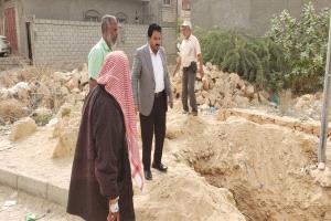 نائب مدير إتصالات ساحل حضرموت يتفقد سير الأعمال في كبينه 27A غرب دار الضيافة  ويوجه بسرعة عودة الخدمة