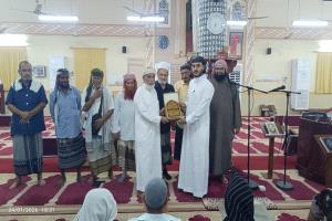 تكريم الدكتور محمد عبدالقوي الكبدي المرفدي تقديرًا لإسهاماته المجتمعية والتعليمية