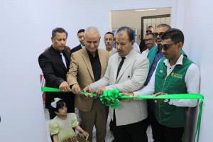 العامري يفتتح وحدة تفتيت الحصوات في المركز التخصصي لجراحة الكلى بسيئون