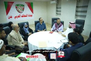 لقاء تنسيقي لبحث دعم الفئات الأشد احتياجاً وتعزيز التدخلات الإنسانية في العاصمة عدن