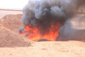 إتلاف كميات من المواد المخدرة والممنوعات في منفذ الوديعة