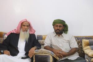 الشيخ بن حبريش يلتقي الشيخ بن عجاج وجمعًا من وجهاء نهد