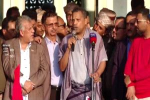 محافظ أبين يدعو الزبيدي لإعلان الدولة الجنوبية ويثمّن دعم الإمارات والسعودية