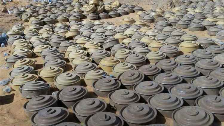 "مسام" يتلف 6009 قطعة من مخلفات الحرب في باب المندب وتأمين قرية في حيران بحجة