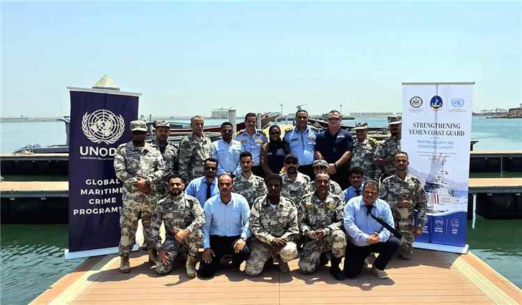 خفر السواحل تختتم دورة الصعود والتفتيش والضبط بدعم من UNODC