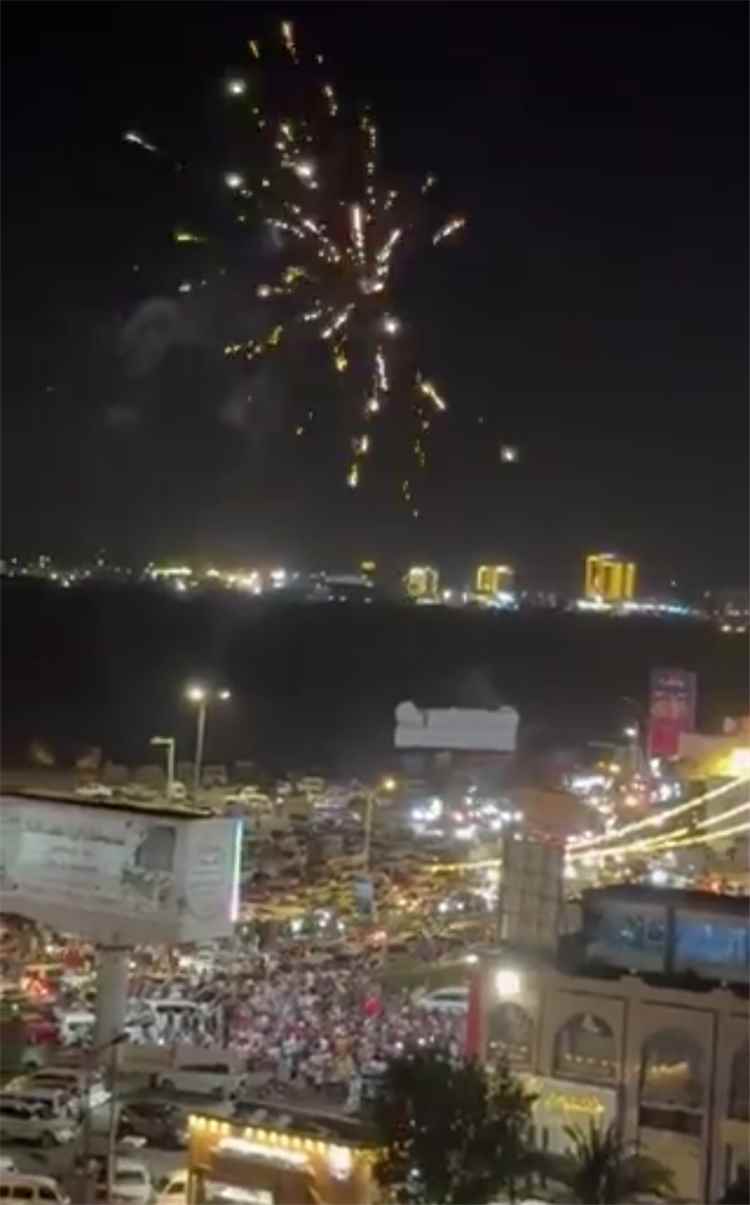 احتفالات في عدن بفوز المغرب التاريخي وتأهله إلى ربع نهائي كأس العالم