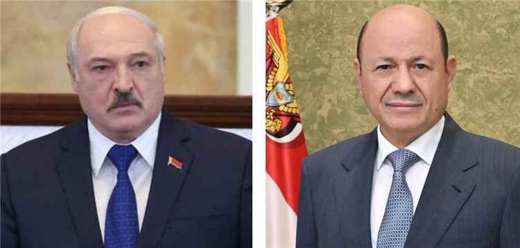 رئيس مجلس القيادة يهنئ بالعيد الوطني في بيلاروسيا