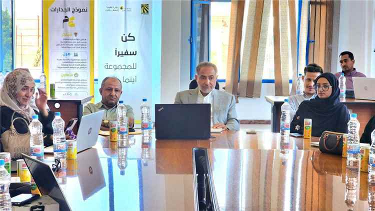 نبيل هائل سعيد يلتقي أعضاء برنامج إنطلاقة و خريجي برنامج SAP للمهتمين الشباب من مختلف محافظات الجمهورية