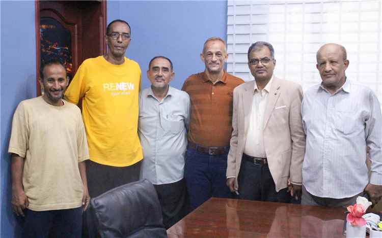 قيادة اتحاد الطائرة تلتقي رئيس شمسان لبحث تطوير اللعبة، وتكثيف البطولات التي تسهم في اكتشاف المواهب الواعدة