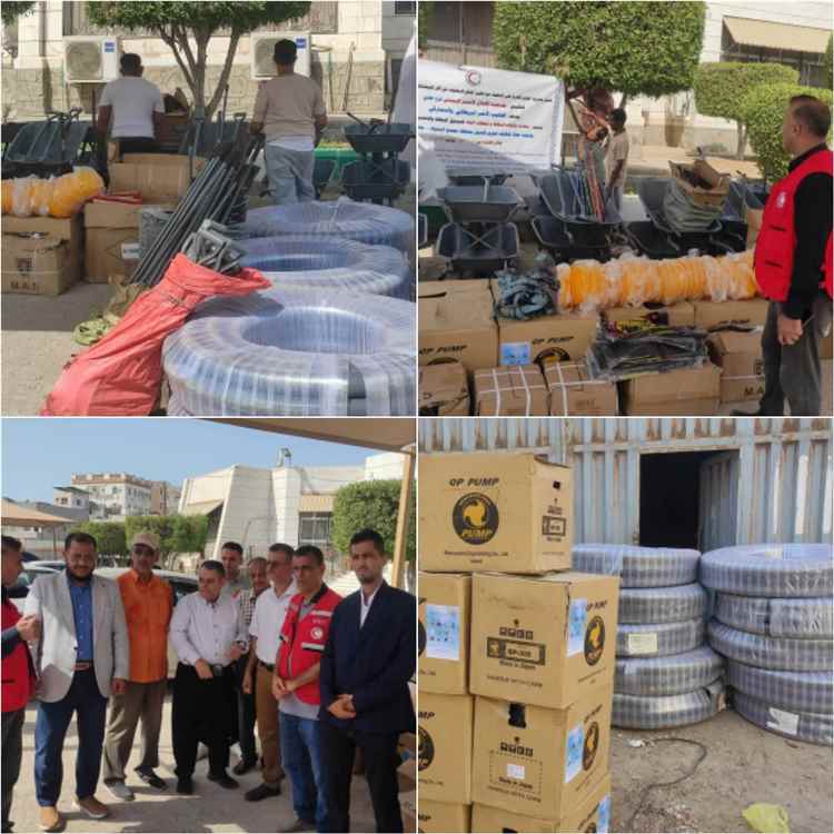 الهلال الأحمر في عدن يعزز جاهزية صندوق النظافة بمعدات متخصصة لمواجهة مخاطر السيول والتغيرات المناخية
