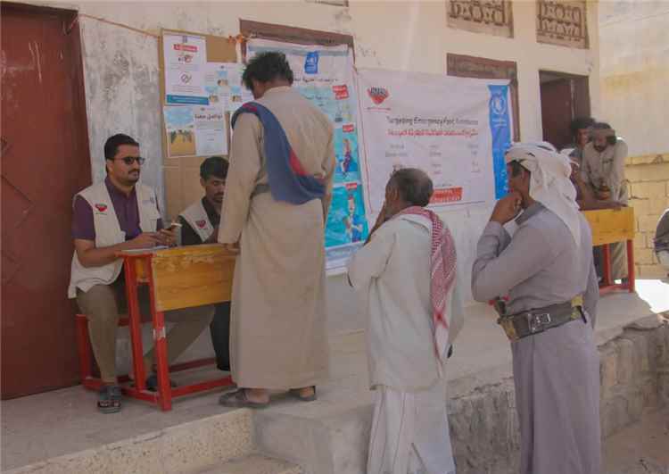 جمعية التكافل_الإنساني تدشن الدورة الرابعة من مشروع المساعدات الغذائية الطارئة في شبوة