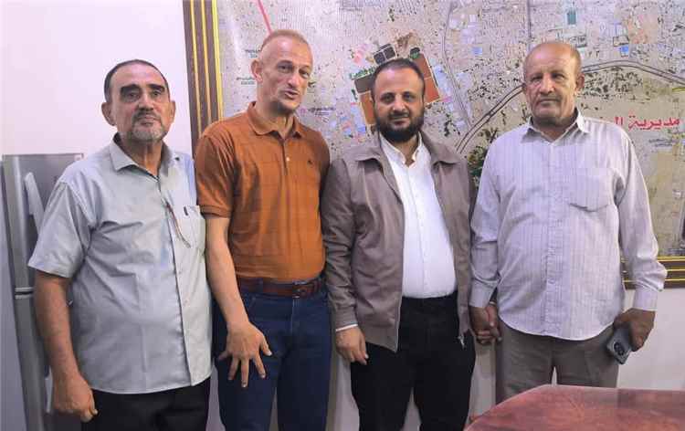 مدير عام مديرية المنصورة "اليزيدي" يلتقي قيادة اتحاد الكرة الطائرة