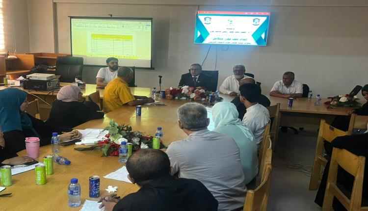 كلية الصيدلة بجامعة عدن تنظم ورشة متخصصة لإعداد ملف مقرر متكامل