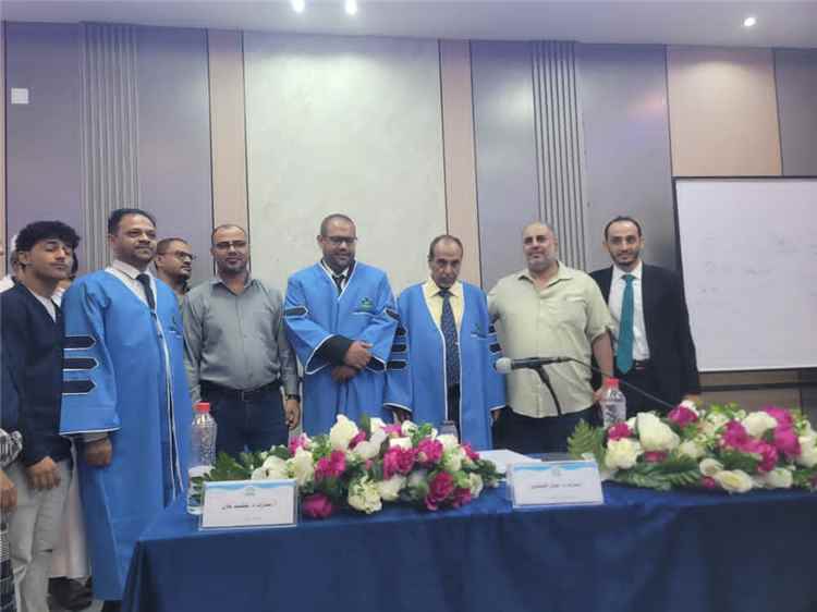 الداعري يهنئ الأستاذ عبدالإله سعد صفوان بمناسبة نيله درجة الماجستير