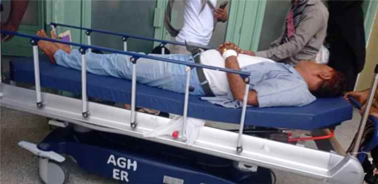 ذبحة صدرية مفاجئة تنقل مدير توجيه لحج "علي ناجي بازوكا" إلى العناية المركزة