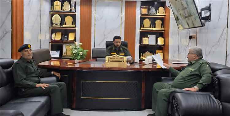 مدير أمن محافظة لحج يطّلع على تقرير أداء إدارة البحث الجنائي لشهر يوليو 2026 ويشدد على سرعة إنجاز القضايا