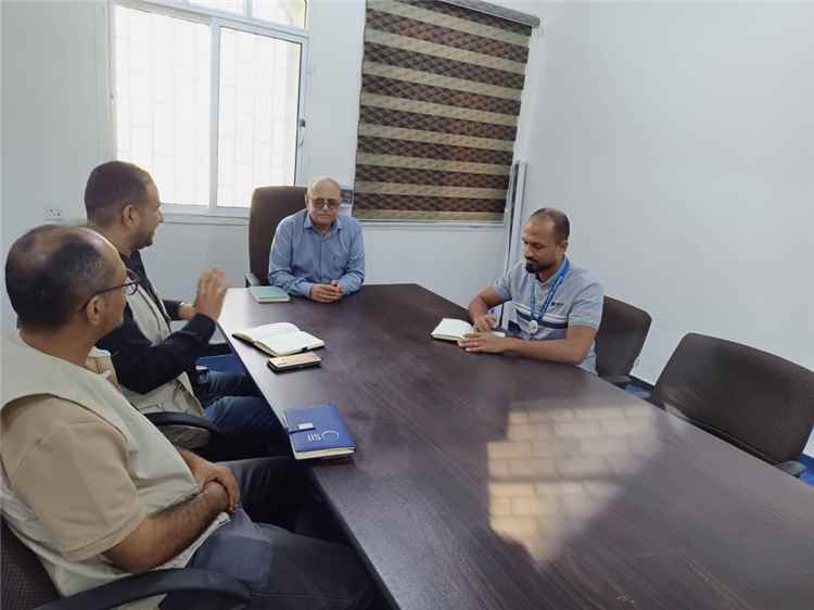 مدير عام مديرية تبن يلتقي وفد المنظمة الفرنسية لبحث تدخلات قطاع سبل العيش في منطقتي الحبيل العليا والسفلى