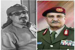 وزير الدفاع الأسبق اللواء محمد ناصر أحمد ينعي وفاة المناضل أحمد عبدالله أمزربة