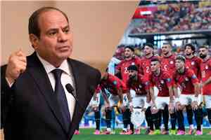 "نفخر بكم".. السيسي يواسي منتخب مصر بعد وداع المونديال