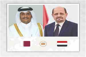 رئيس الوزراء وزير الخارجية يعزي نظيره القطري في وفاة الأمير الشيخ حمد بن خليفة آل ثاني