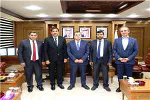 الأردن..نائب رئيس جامعة إقليم سبأ يبحث مع رئيس جامعة البلقاء التطبيقية آفاق التعاون الأكاديمي المشترك