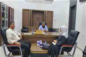 مدير عام مديرية التواهي يبحث مع وكيل مساعد وزارة الصحة تعزيز الخدمات الصحية ورفع جاهزية المرافق الطبية