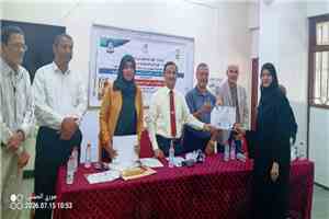 كلية التربية عدن تختتم دورة تدريبية لتعزيز الوقاية من أخطار الحريق