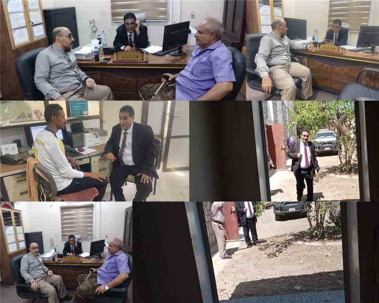 مدير عام اتصالات أبين يتفقد سير العمل بمركز اتصالات مودية عقب إجازة عيد الأضحى.