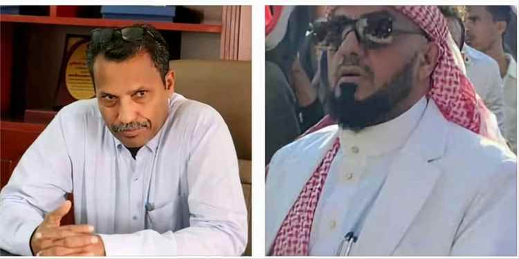 الشيخ (باهرمز أبوعبدالله) يعزي محافظ أبين السابق اللواء أبوبكر حسين بوفاة أخيه