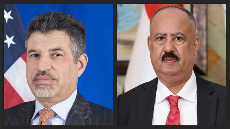 وزير النقل يلتقي السفير الأمريكي بمناسبة انتهاء فترة عمله ويشيد بجهوده في تعزيز العلاقات الثنائية ودعم اليمن