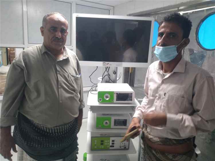 بقيادة السعدي هيئة مستشفى الرازي أبين .. إنجاز جديد بتوفير جهاز المنظار الجراحي الحديث وإدخاله الخدمة بغرفة العمليات الجراحية