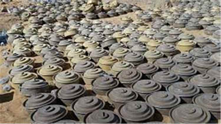 "مسام" ينتزع ألف و 779 لغماً حوثياً بالأسبوع الثالث من يونيو الجاري