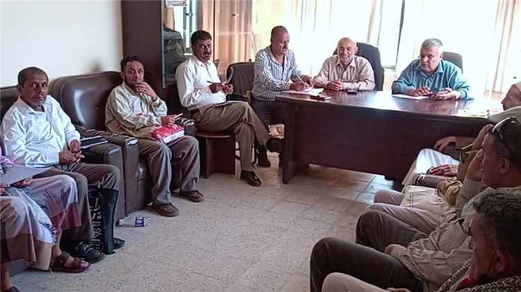 المكتب التنفيذي لمديرية المواسط يعقد اجتماعه الدوري السادس