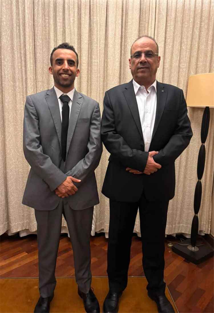 الميسري يستقبل مدير المركز الثقافي اليمني البلجيكي