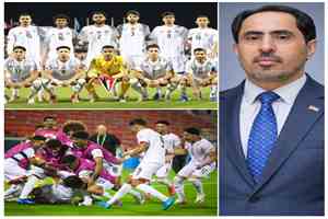 الوزير البكري يعلن عن مكافاة مالية لبعثة المنتخب الوطني حال التأهل إلى كأس أسيا